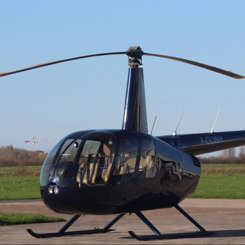 Hélicoptère PPL/H sur Robinson R44 - Helicoptère sur piste 2