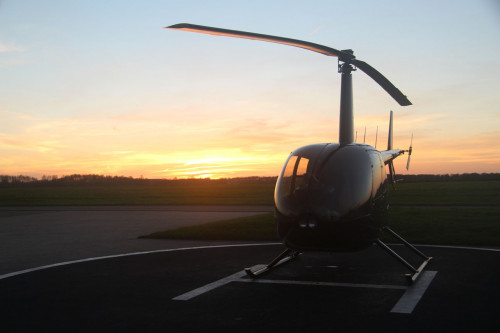 Licence de pilote privé d'Hélicoptère PPL/H sur Robinson R44 - Helicoptère sur piste